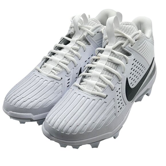Nike Other - Men's Nike Alpha Menace Strong Football Cleats White Silver II5139-100 Sz 11 NEW